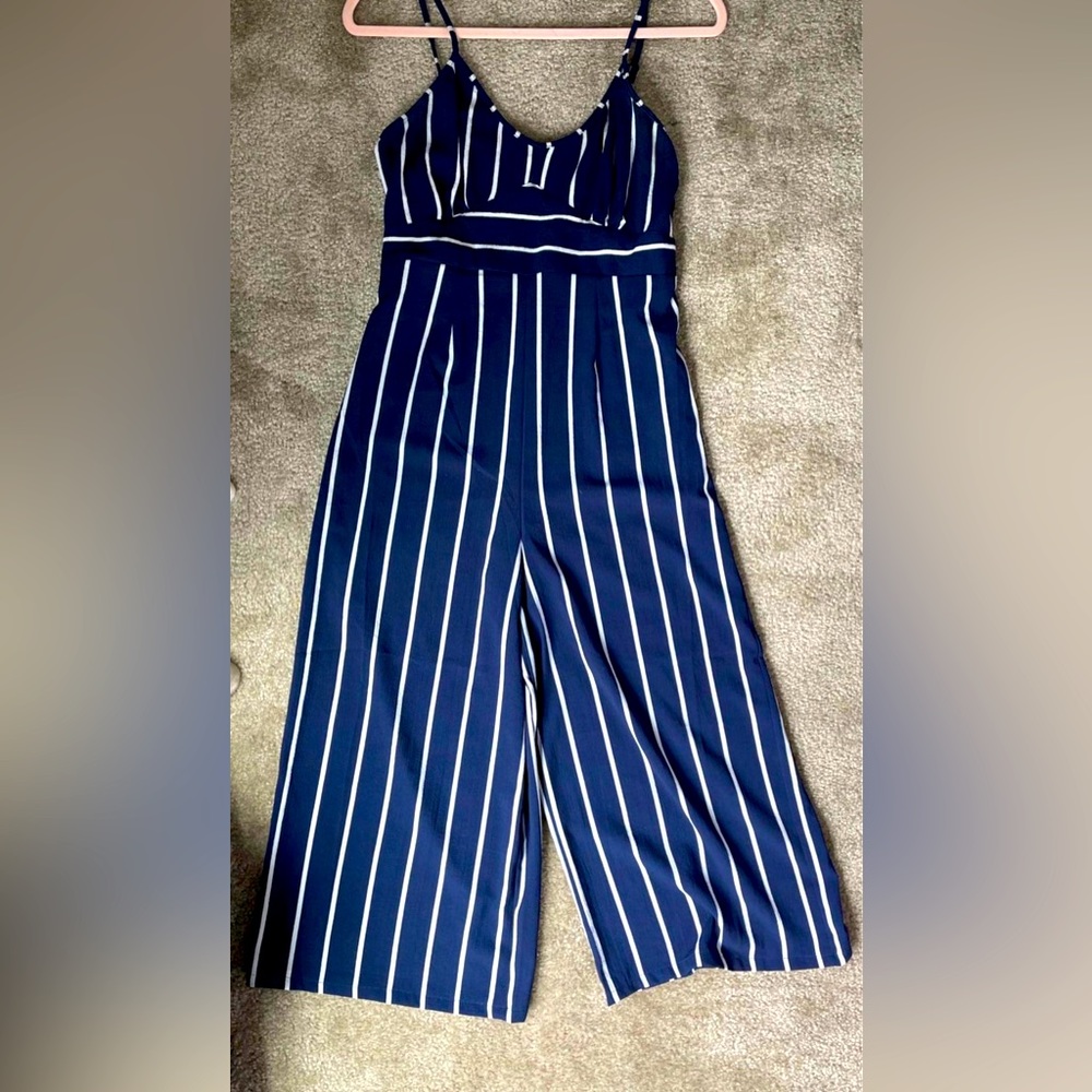 Women’s Navy Jumpsuit Size Medium from Francesca’s